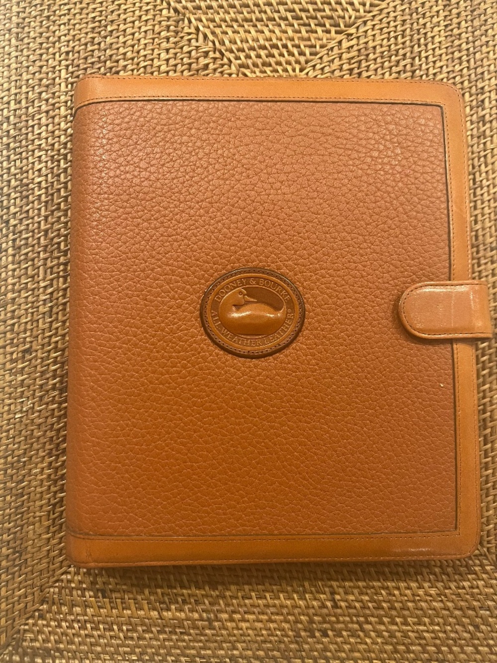 Dooney and Bourke All Weather Carmel Leather 1995 Planner w/ Original Pages